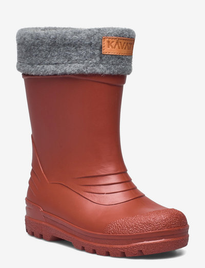 Gimo WP - lined rubberboots - rust