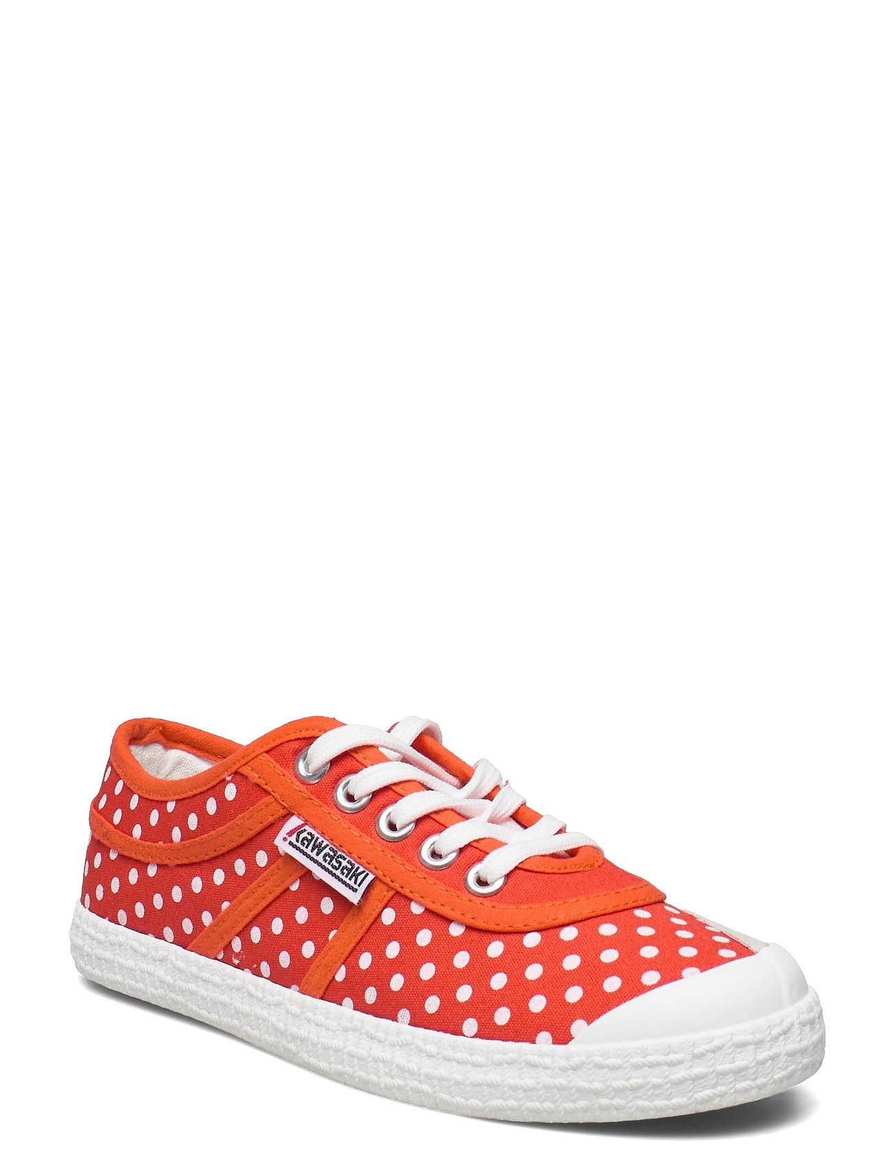 Kawasaki Polka Canvas Shoe Orange Kawasaki