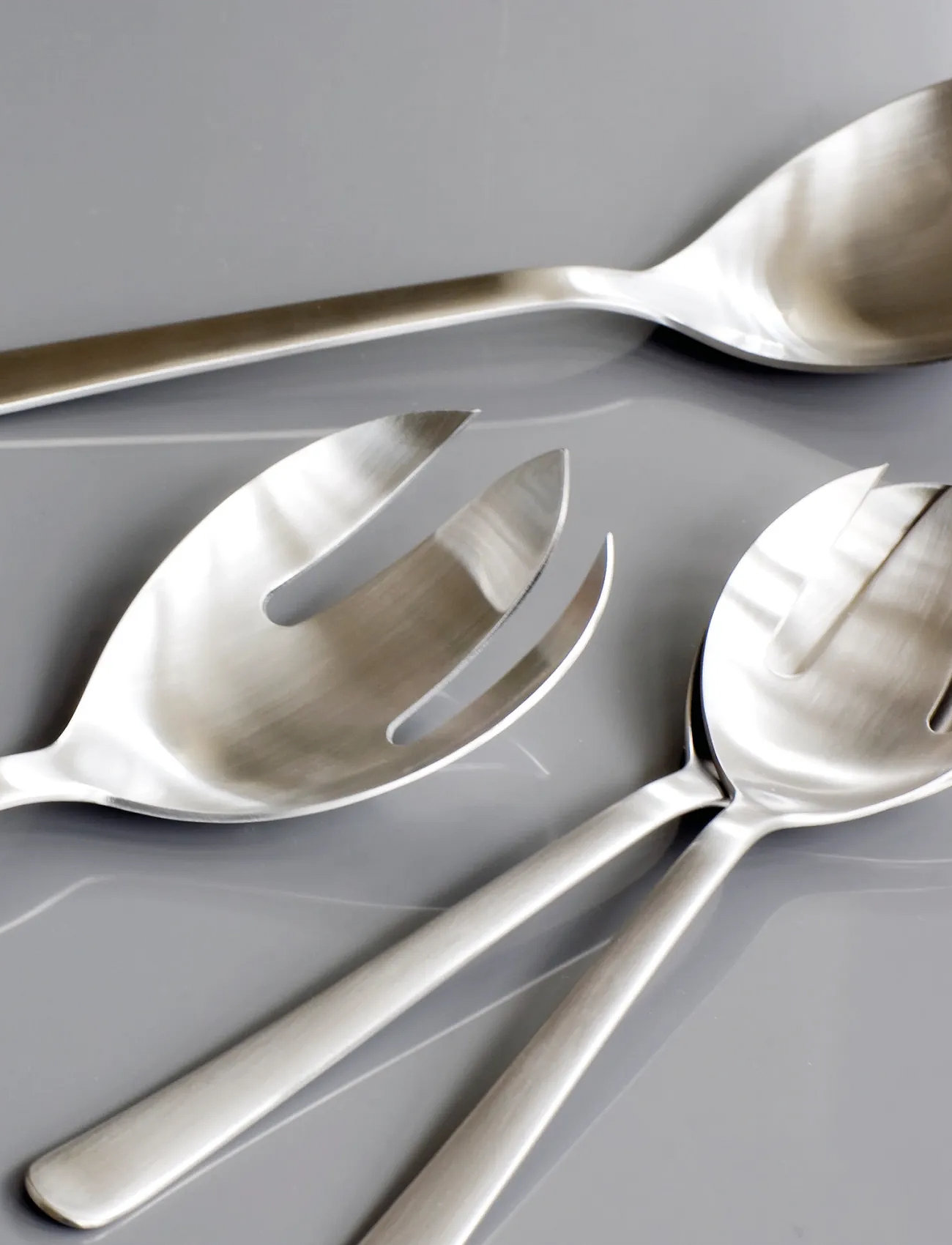Kay Bojesen Salatsæt, 2 Dele, One Size, Silver, Skeer > Serveringsskeer, Unisex