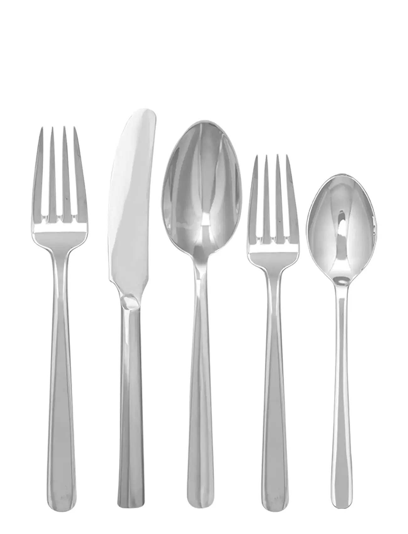 Kay Bojesen 5-Dels Bestiksæt, One Size, Silver, Bestik > Bestiksæt, Unisex