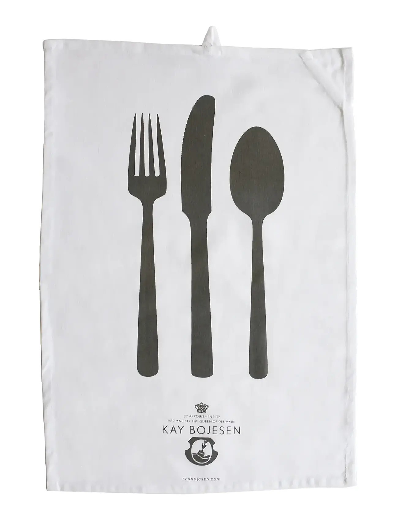 Kay Bojesen Viskestykke, 2 Stk., 45X65 cm, White, Køkkentekstiler > Køkkenhåndklæder, Unisex