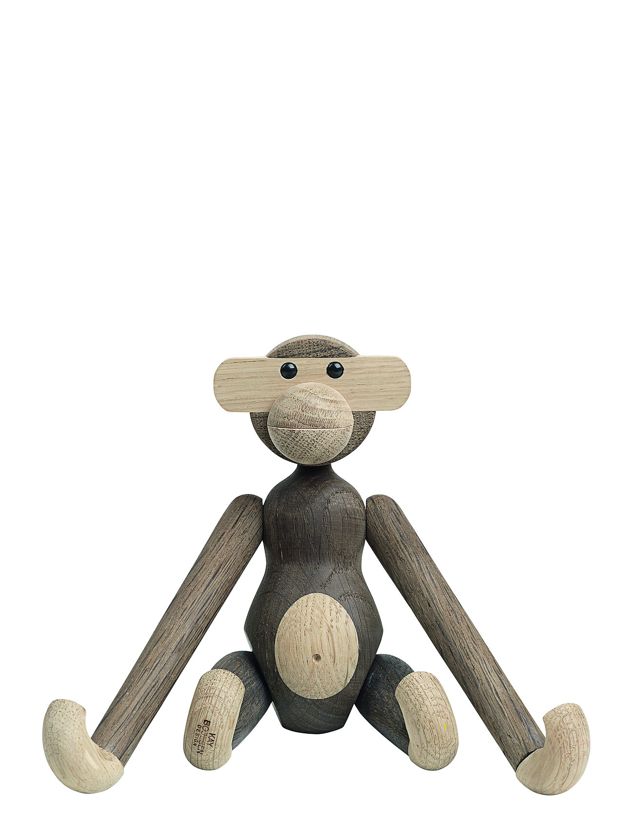 Monkey Small Home Decoration Decorative Accessories-details Wooden Figures Brown Kay Bojesen