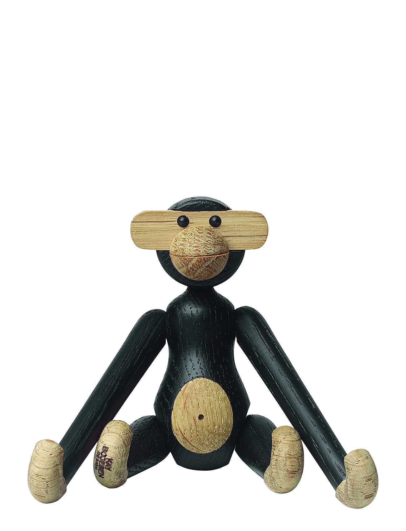 Monkey Mini Home Decoration Decorative Accessories-details Wooden Figures Brown Kay Bojesen