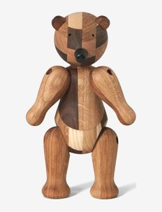 Bear Reworked Anniversary small - drewniane figurki - mixed wood