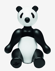 Panda liten - träfigurer - black/white