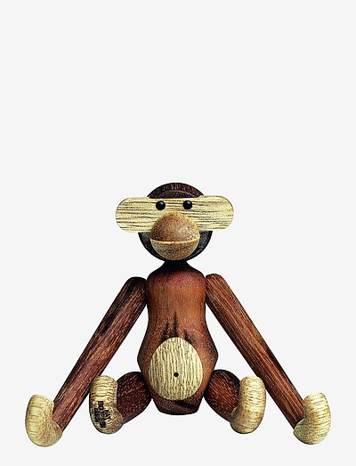 Monkey mini - koka figūras - teak/limba