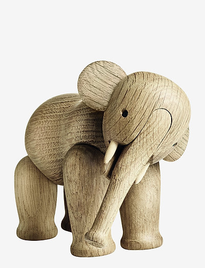 Elephant small - wooden figures - oak