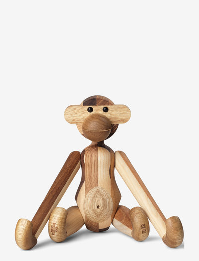 Monkey Reworked Anniversary small - wooden figures - mixed wood