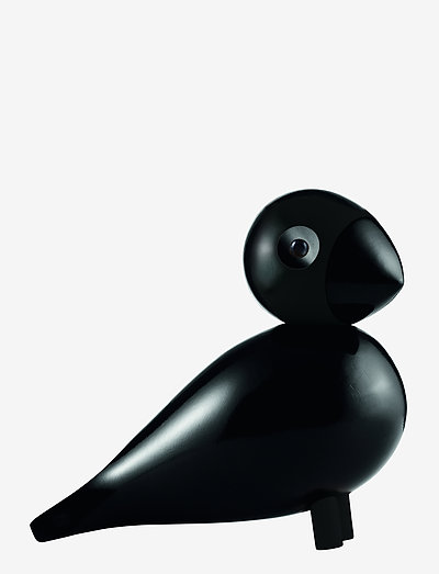 Songbird Ravn large - wooden figures - black