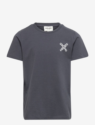 Short Sleeves Tee-Shirt - gładki t-shirt z krótkimi rękawami - charcoal grey