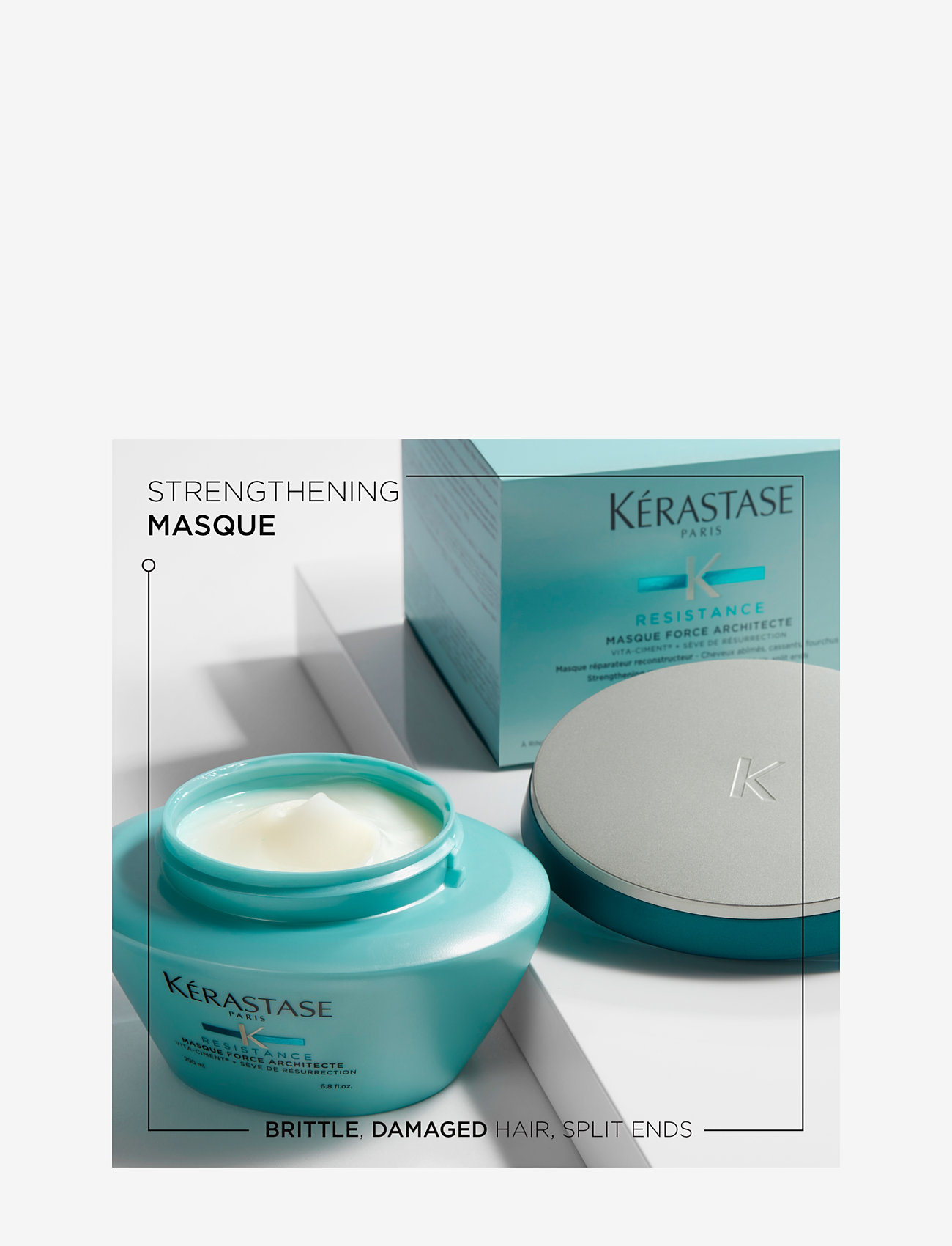 Kérastase - Resistance Masque Force Architecte hair mask 200ML - hårmasker - no colour - 1