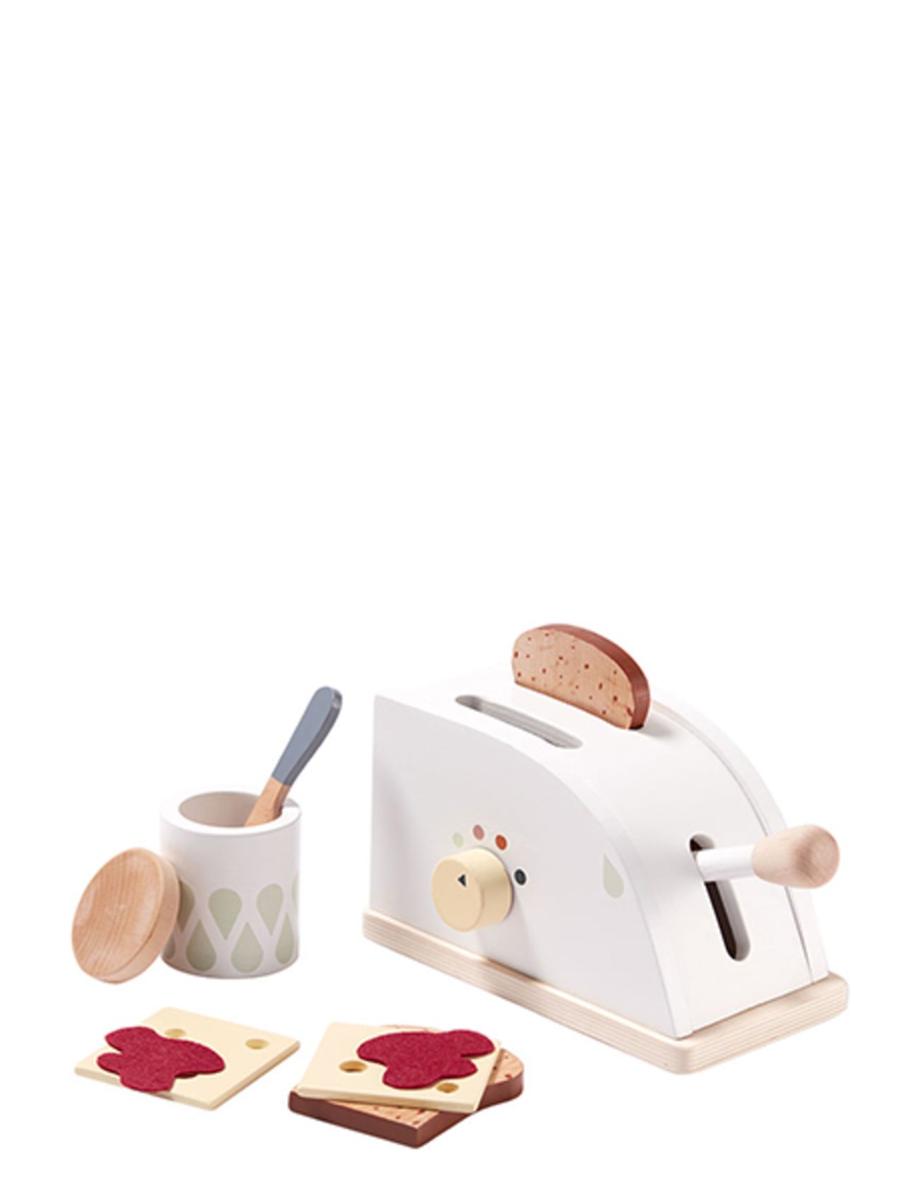 Toaster Bistro Toys Toy Kitchen & Accessories Toy Kitchen Accessories Multi/patterned Kid's Concept