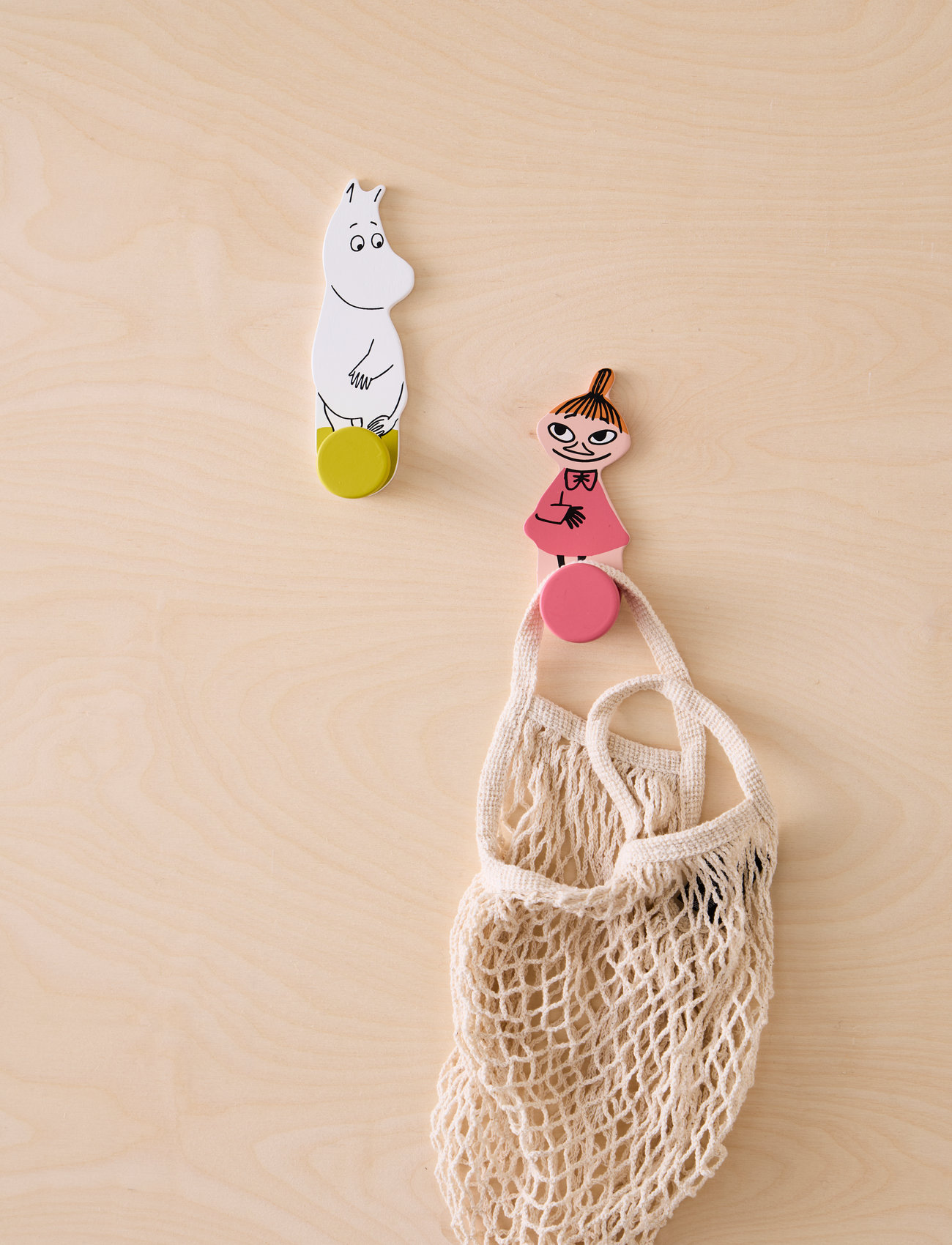 Kid's Concept Hooks 2-Set Little My Moomin, One Size, Multi/patterned, Opbevaring > Knager Og Bøjler, Børn