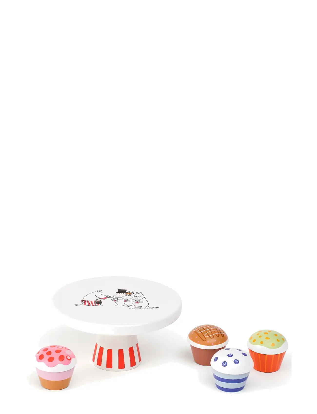 KID'S CONCEPT Cake Stand Cupcakes Moomin Patterned - One Size - Kinder