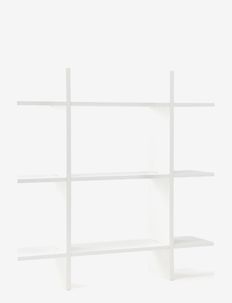 Wall shelf 3 level white STAR - hylder - white