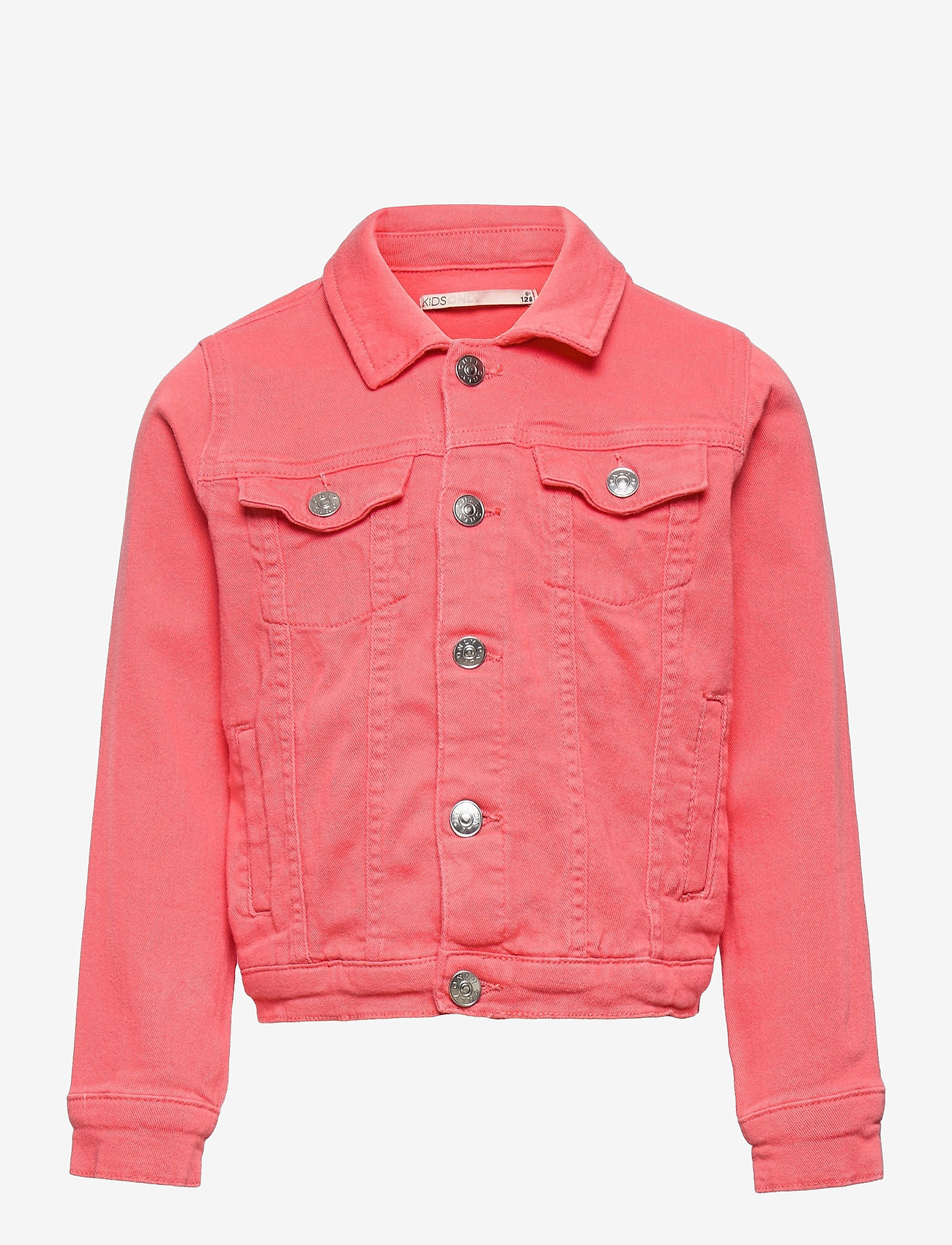 coral denim jacket
