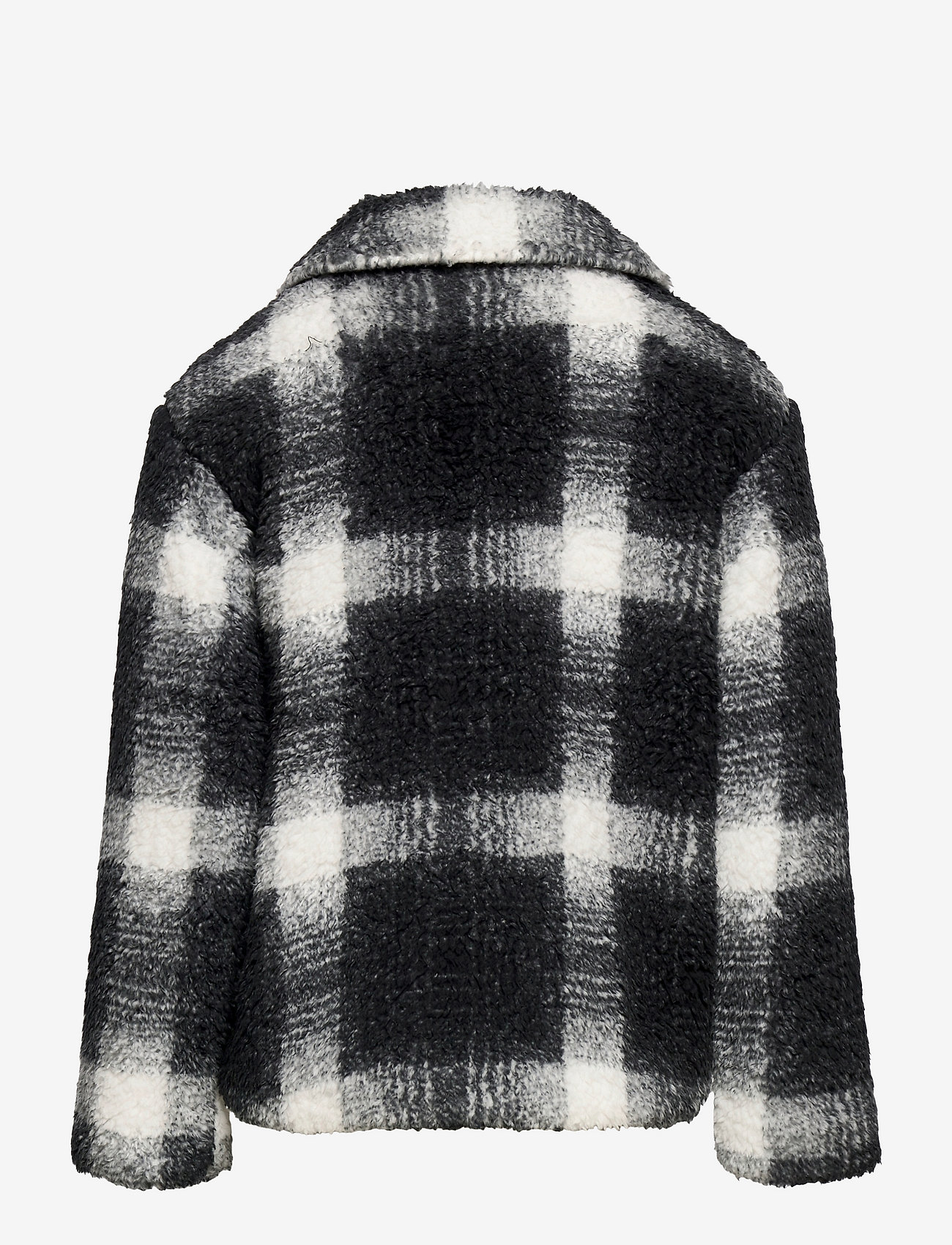 black and white teddy jacket