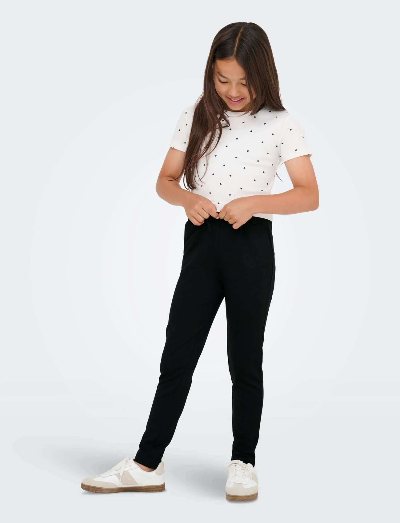 Kids Only Kogpoptrash Easy Pant Pnt Noos, 122, Black, Underdele > Bukser, Børn
