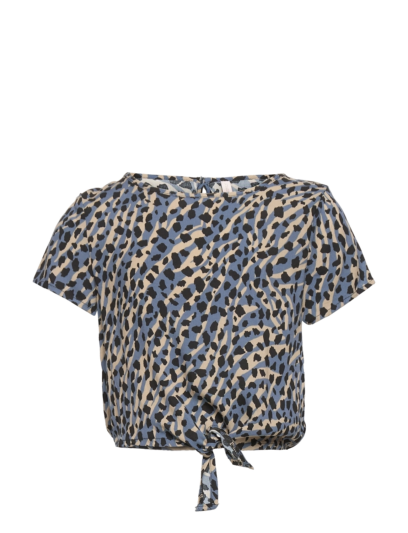 Konnova Life S/S Knot Top Ptm Patterned Kids Only 105476