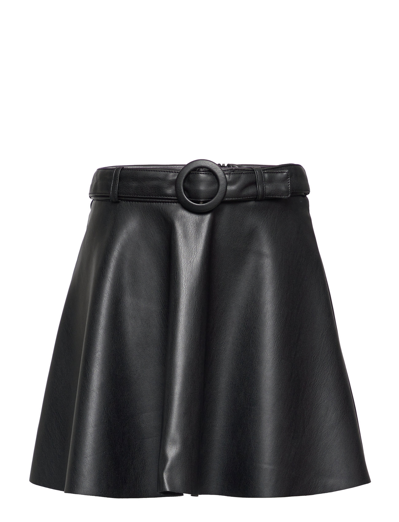 Kunstleren Motorjas Zwart ONLMILLE Faux Leather Bikerjack – Zwart, Asymmetrische Rits, Tailleband, Voor Een Stoere Lente Look, Maat M Faux Leather Motorkleding