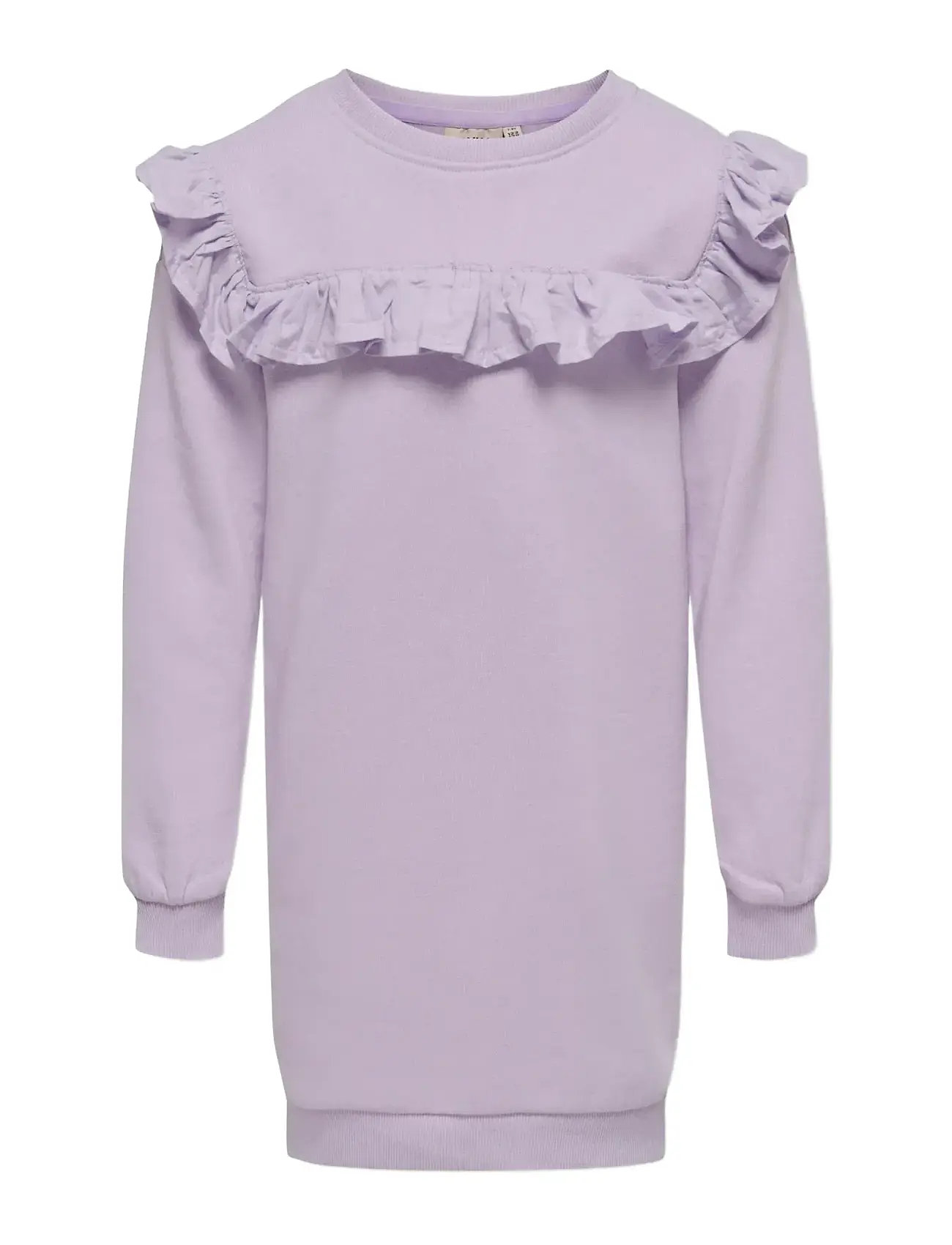 Kogofelia L/S Frill Dress Bo Swt Purple Kids Only