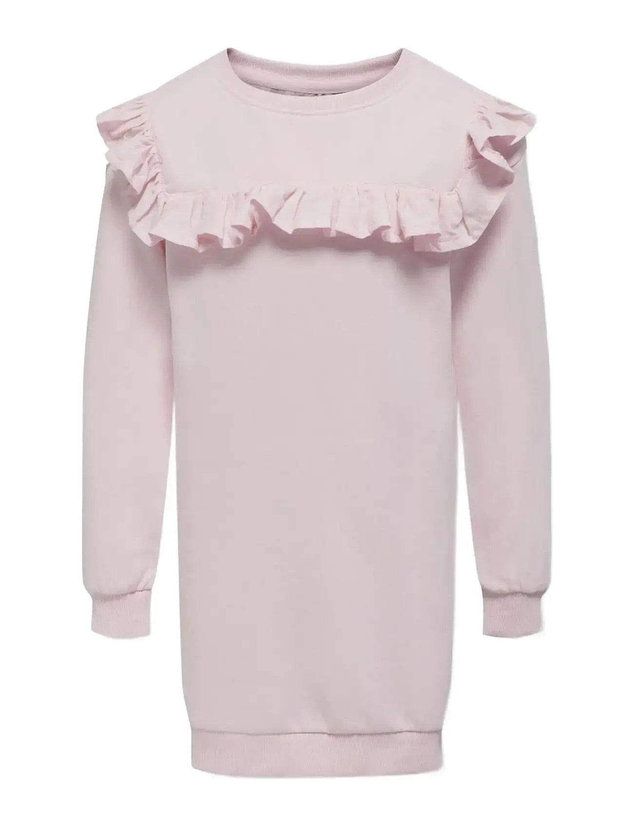 Kogofelia L/S Frill Dress Bo Swt Pink Kids Only