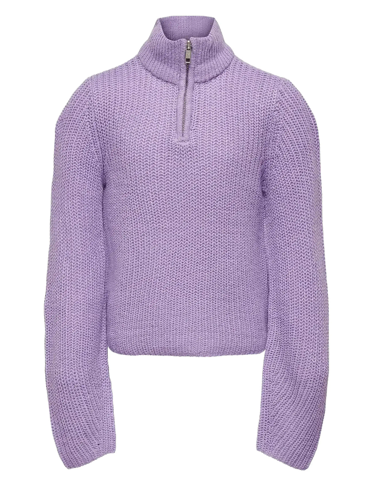 Kogbella Nicoya L/S Zip Pullover Bo Knt Purple Kids Only