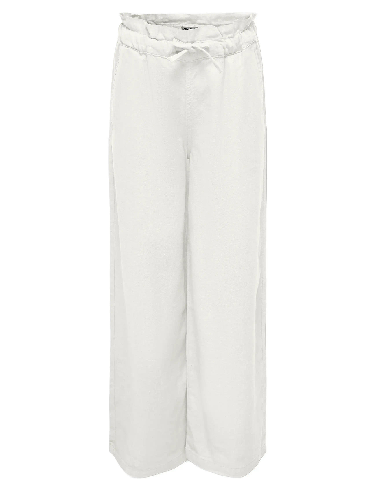 Kogcaro Pb Wide Linen Bl Pant Wvn Cream Kids Only