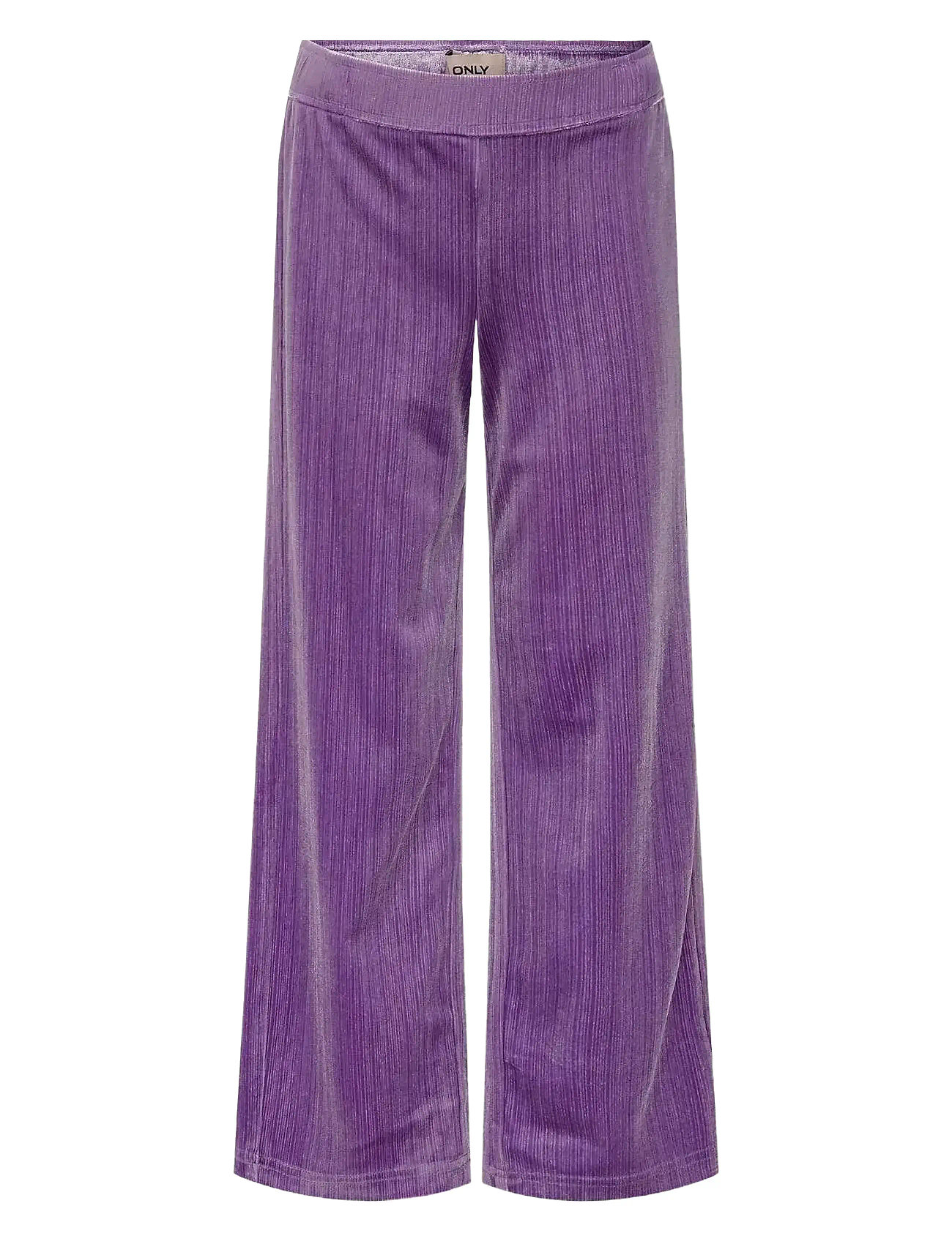 Kogwendy-Mabel Wide G Velvet Pant Tlr Purple Kids Only