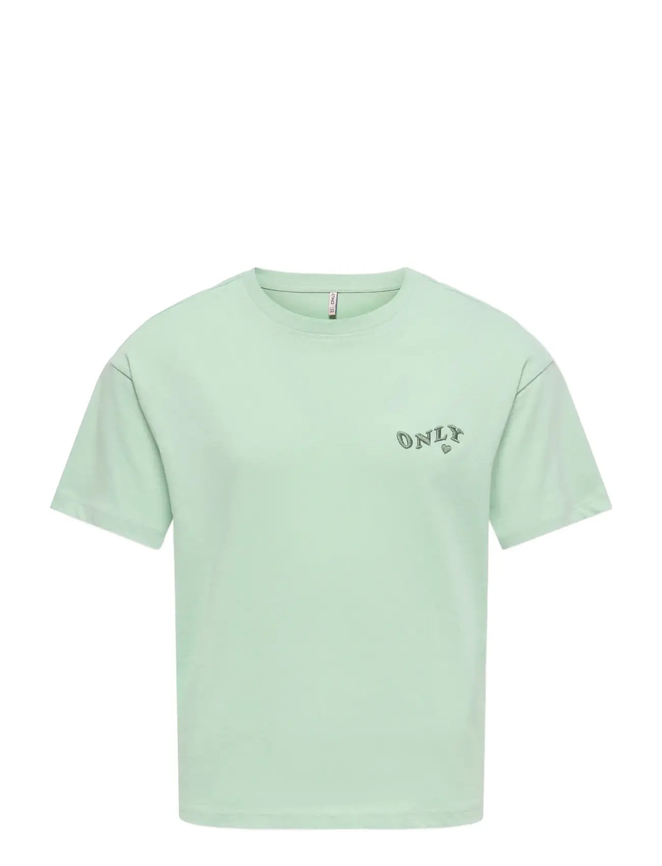 Kinder ONLY Kogmaiken Life Crop Ss Only Box Jrs Noos Grün - 134-140 - Damen