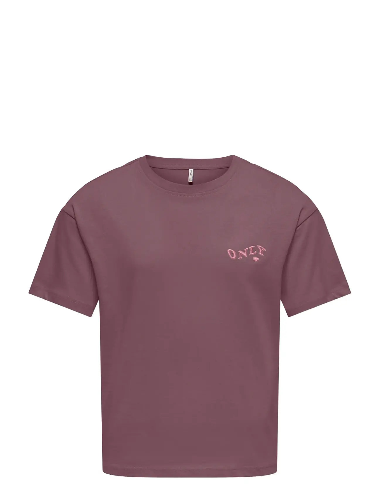 Kinder ONLY Kogmaiken Life Crop Ss Only Box Jrs Noos Burgundy - 158-164 - Damen
