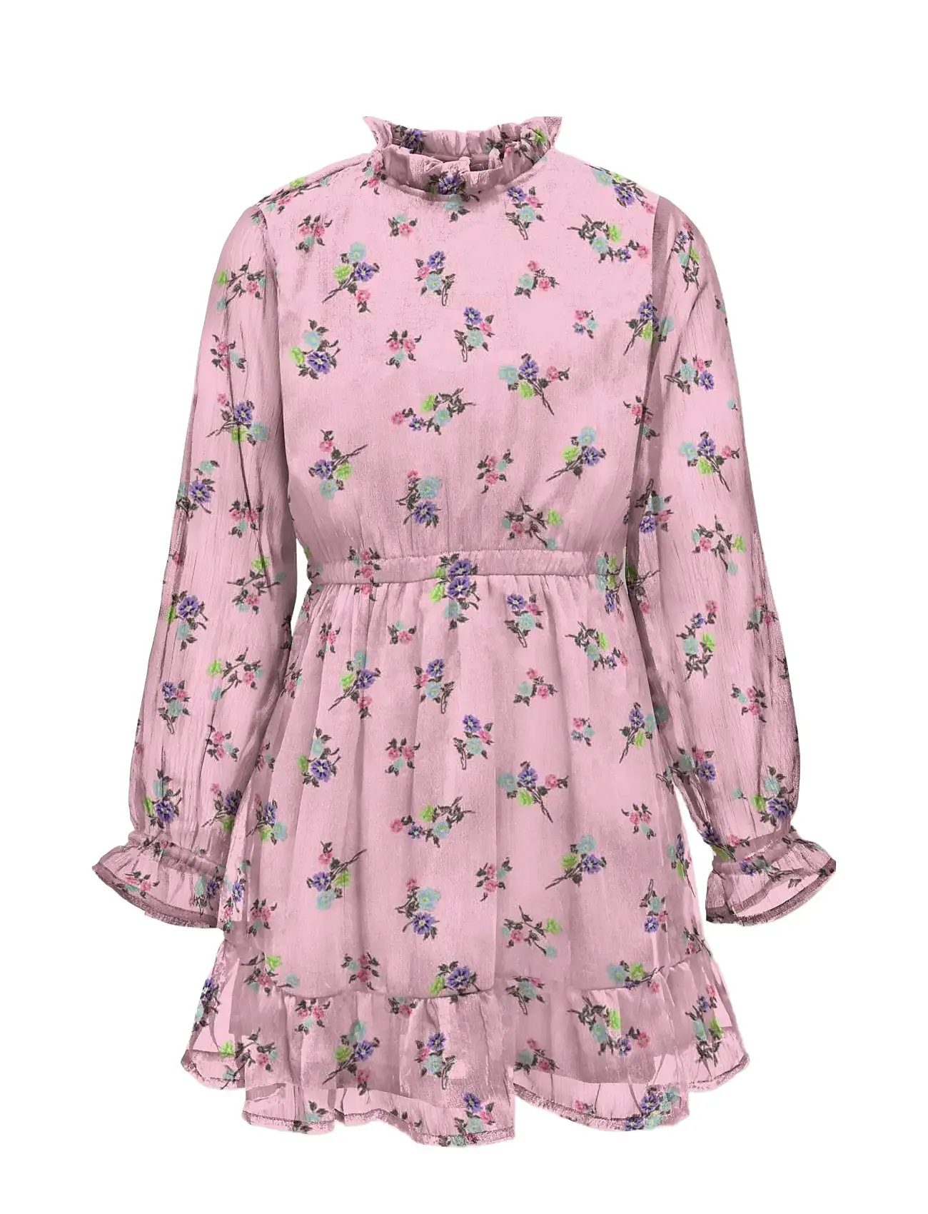 Kogmalina L/S Dress Ptm Pink Kids Only