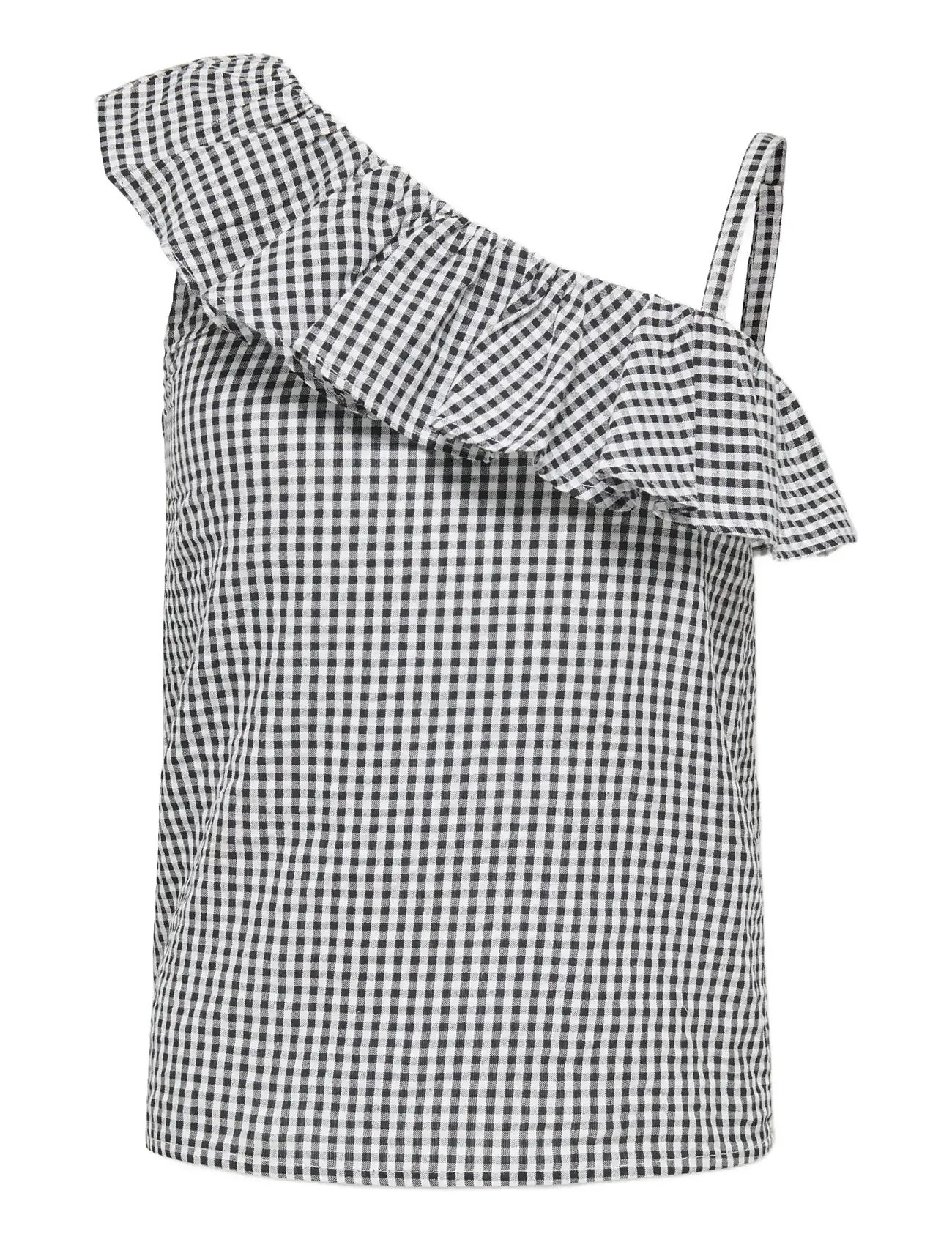 Kinder ONLY Kogsmilla S/L Oneshoulder Oberteil Wvn Schwarz - 152 - Kinder