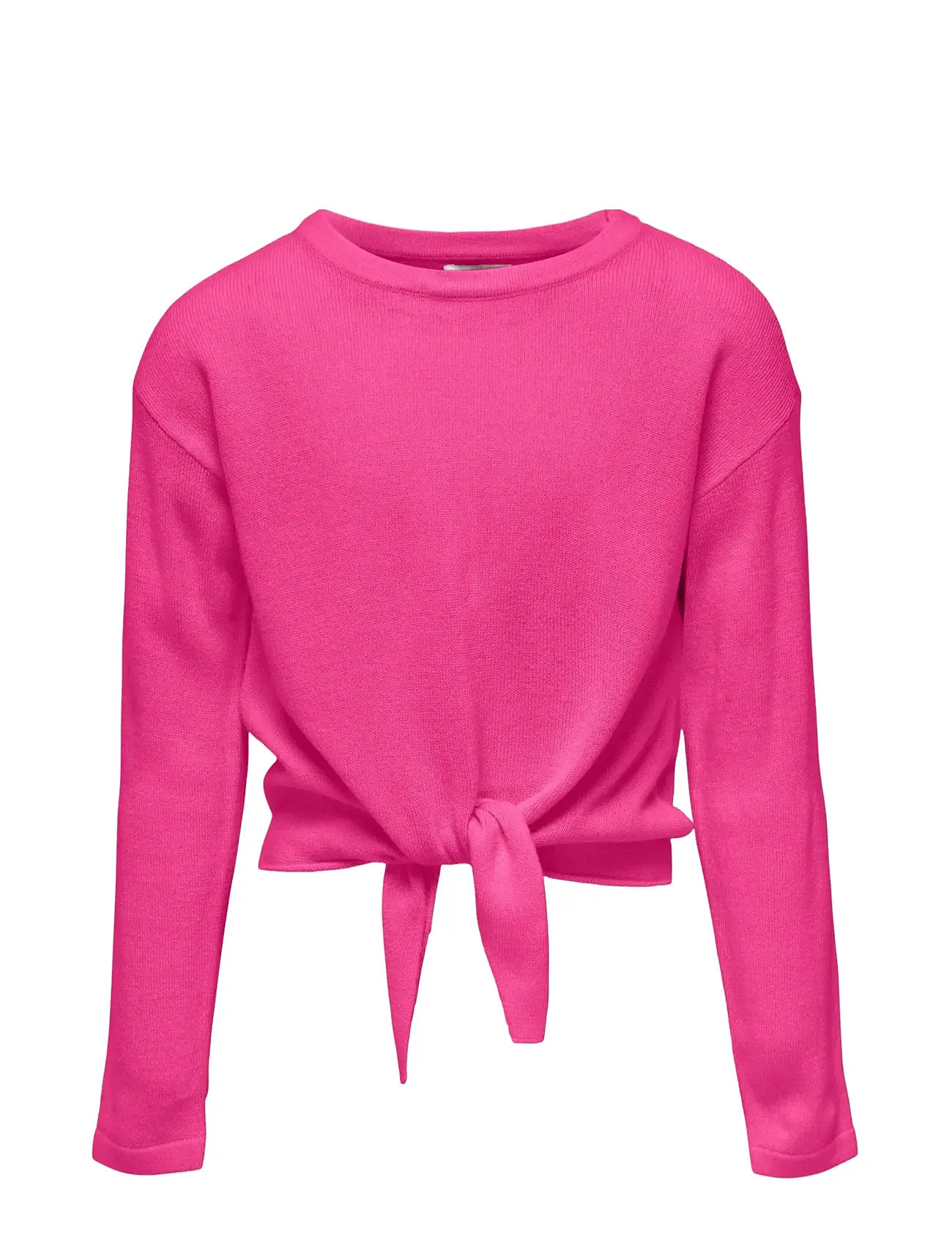 Kognew Amalia Ls Knot O-Neck Knt Pink Kids Only