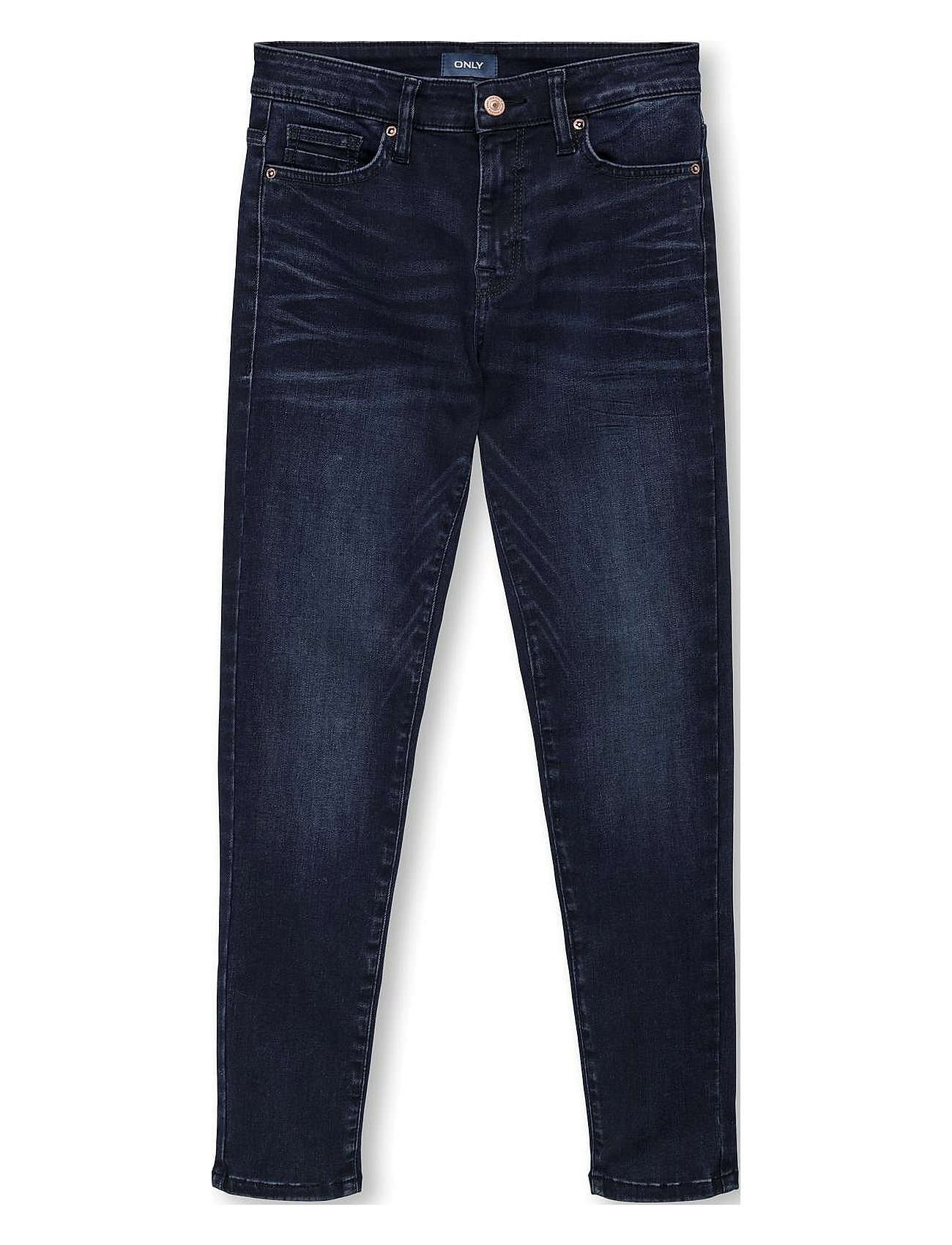 Kids Only Kobdraper Jax Tapered Coated Jeans Blå