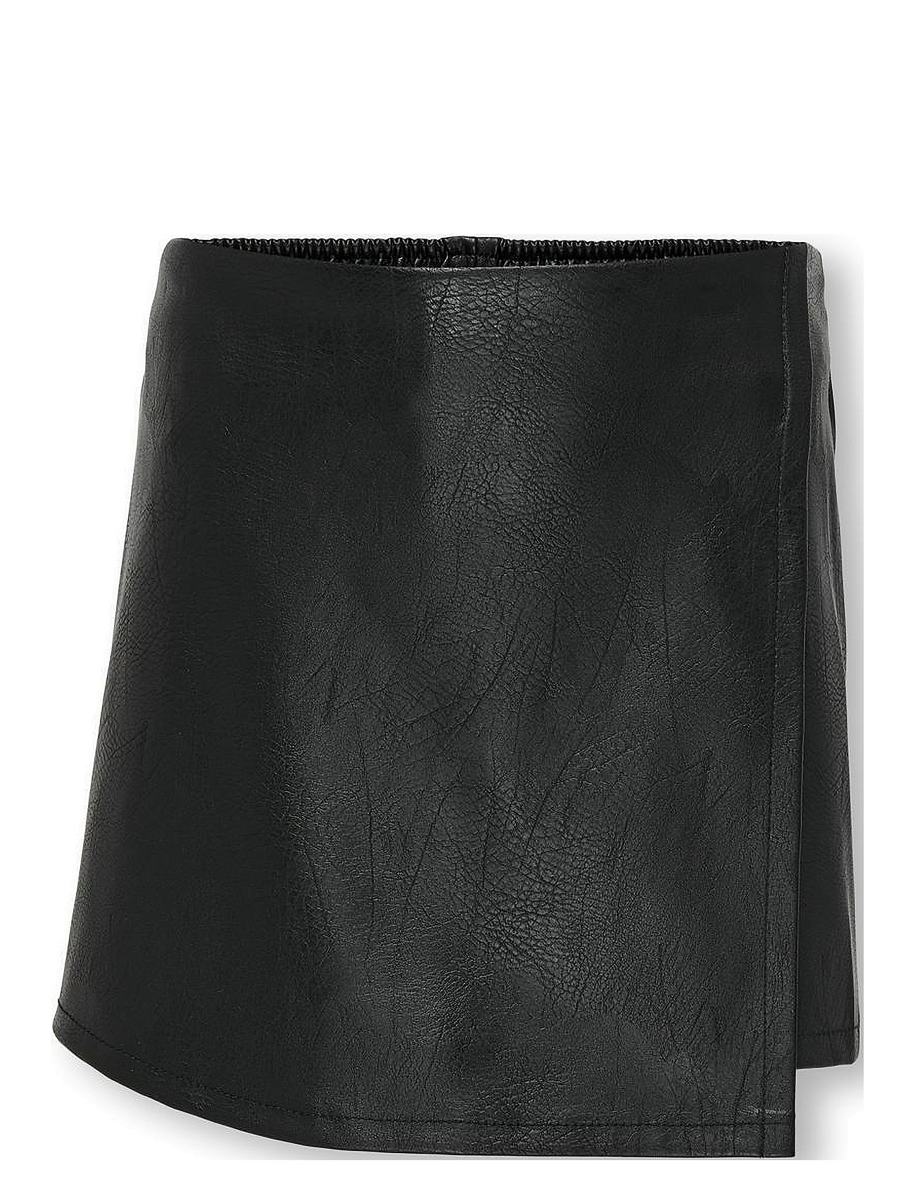 Kids Only Kogvera Faux Leather Skort Otw Svart