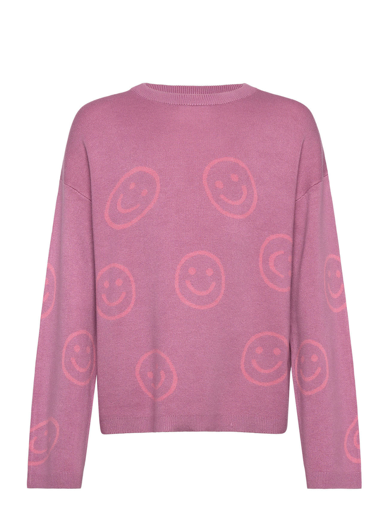 Kinder ONLY Kogmontana Ls Jq Loose O-Neck Cp Knt Pink - 158-164 - Kinder