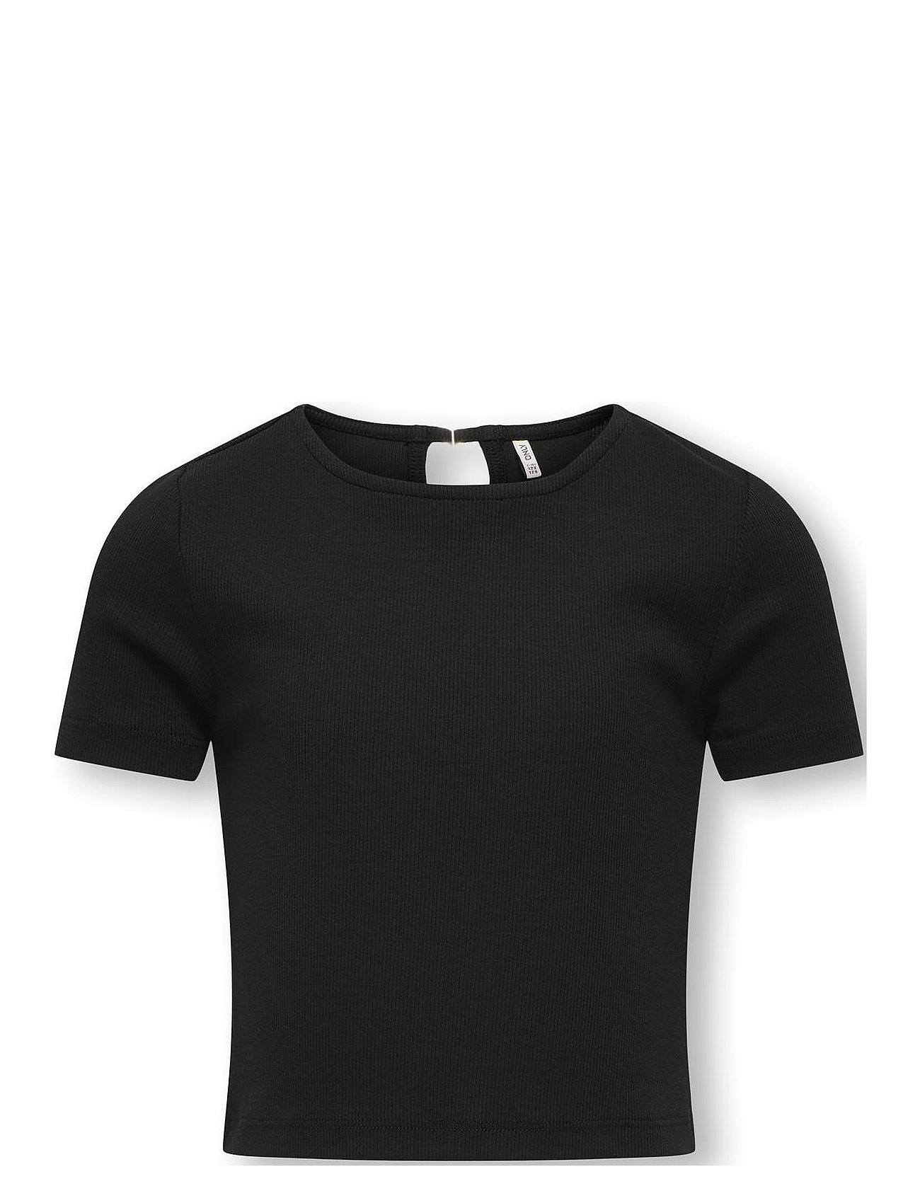 Kids Only Kogrene Life S/S Open Back Top Jrs Svart