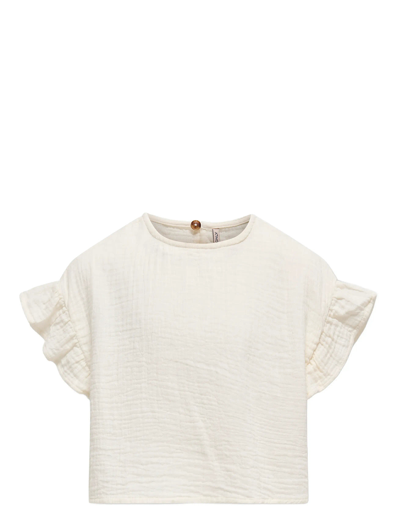 Kinder ONLY Kogthyra Life S/S Capsleeve Oberteil Wvn Weiß - 134 - Kinder