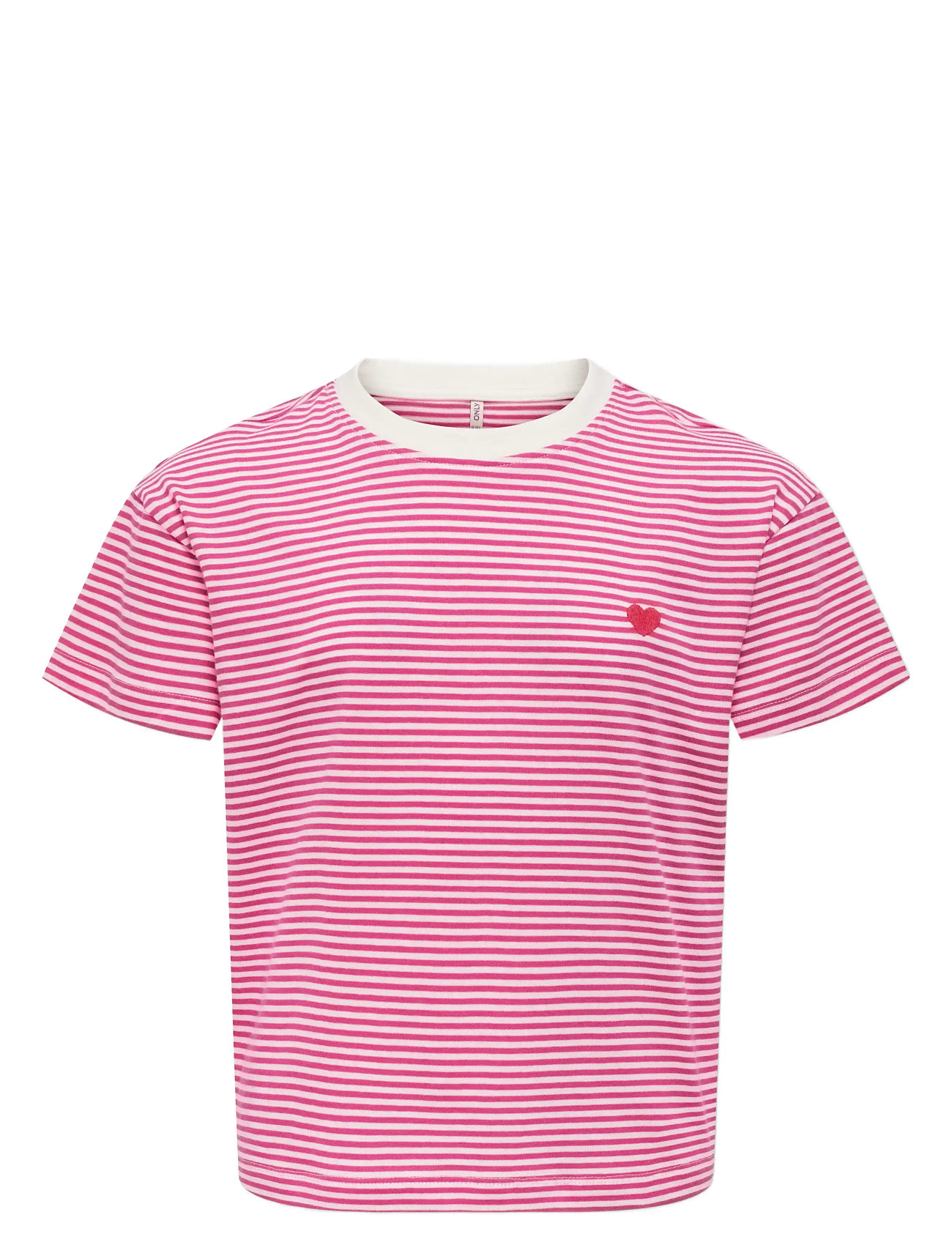 Kinder ONLY Kogpisa Maiken Life Crop Ss Onl Jrs Noos Pink - 146-152 - Kinder