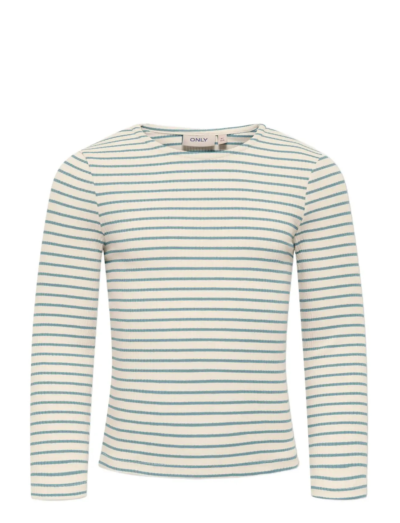 Kinder ONLY Kmgmaude Life Stripe Ls Oberteil Jrs Noos Cream - 116 - Kinder