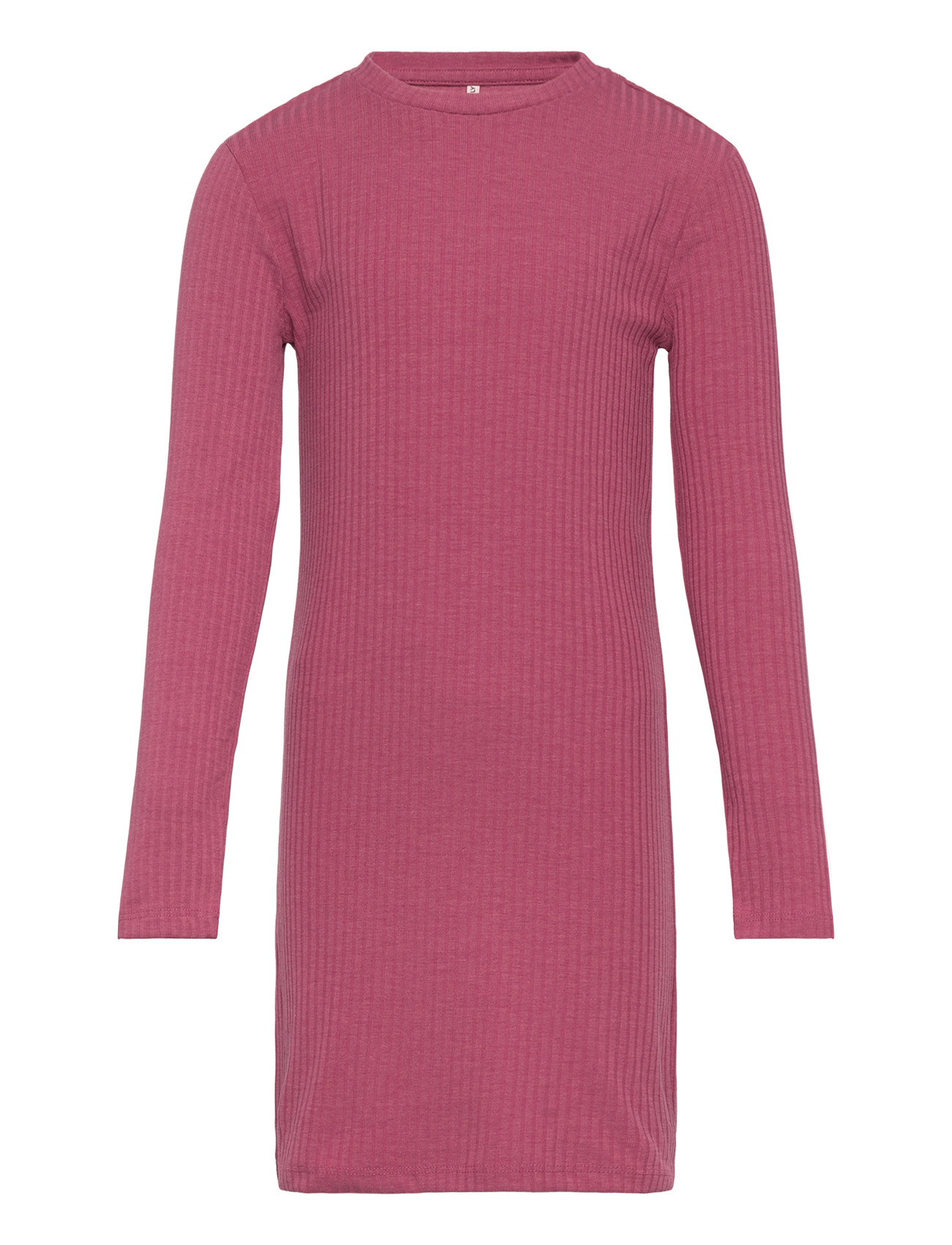 Kinder ONLY Kmgtella Life Solid L/S Kleid Jrs Pink - 104 - Kinder