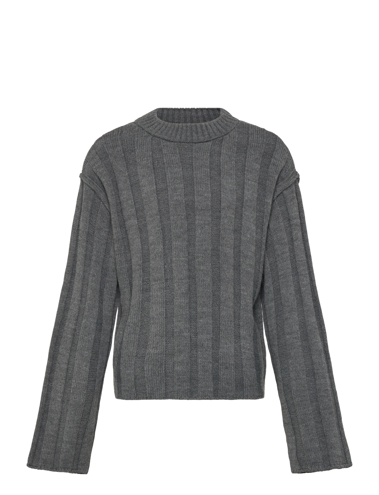 Kinder ONLY Kogtessa L/S O-Neck Pullover Knt Grau - 110-116 - Kinder