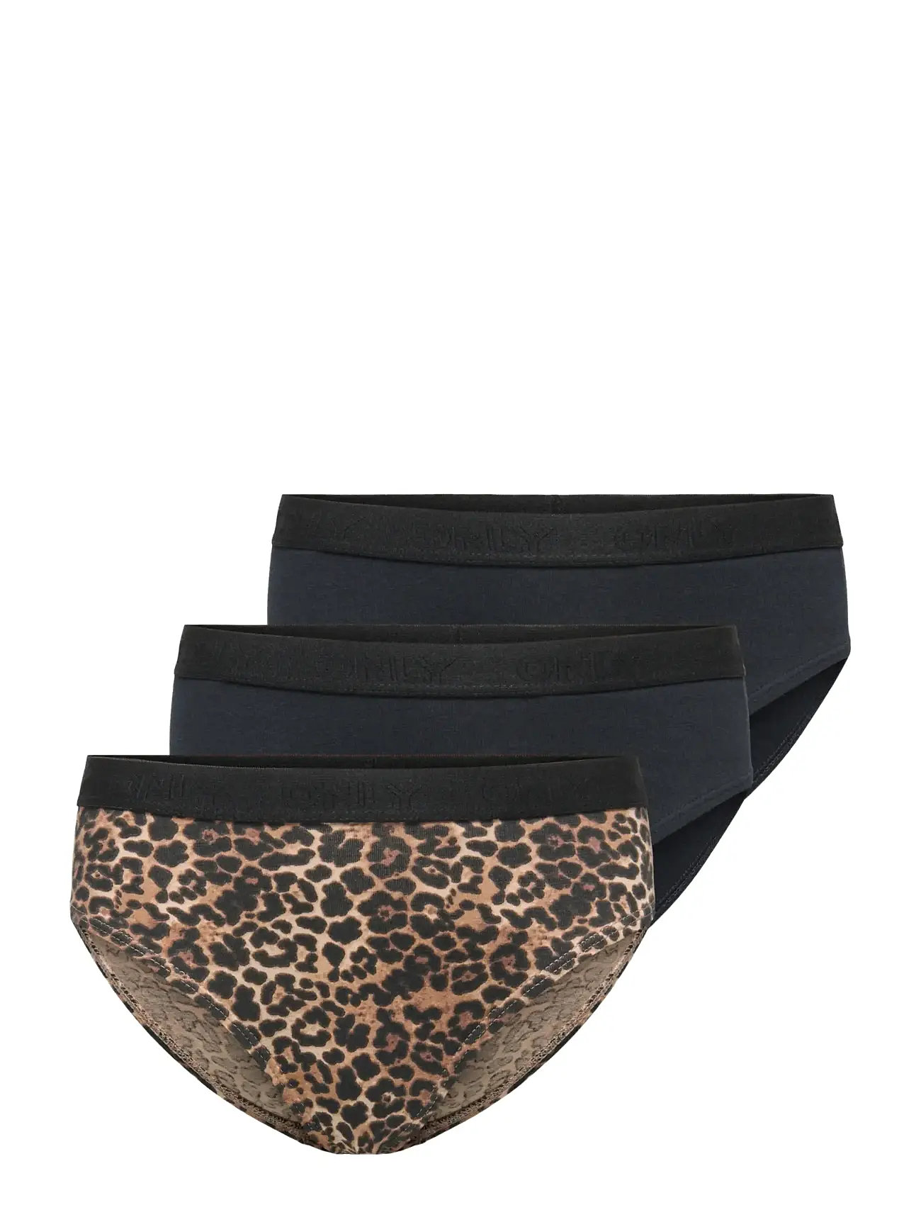 Kinder ONLY Koglola 3-Pack Logo Briefs Acc Noos Schwarz - 122-128 - Kinder