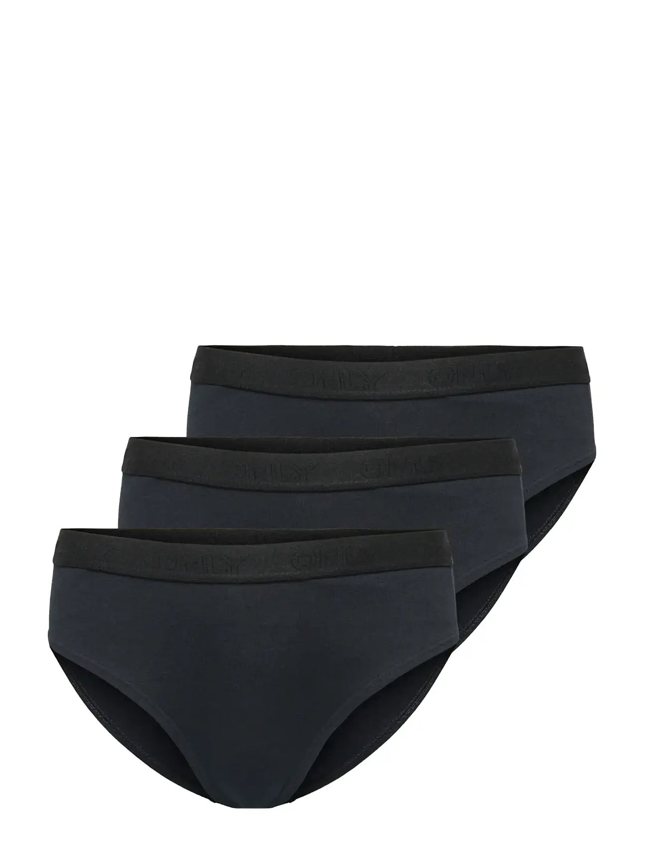 Kinder ONLY Koglola 3-Pack Logo Briefs Acc Noos Schwarz - 122-128 - Kinder
