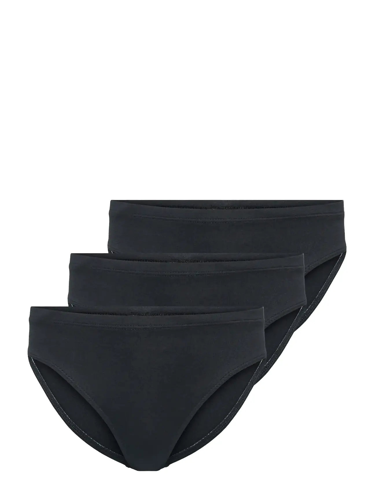 Kids Only Koglola 3-Pack Briefs Acc, 158-164, Black, Undertøj > Undertøjssæt, Børn
