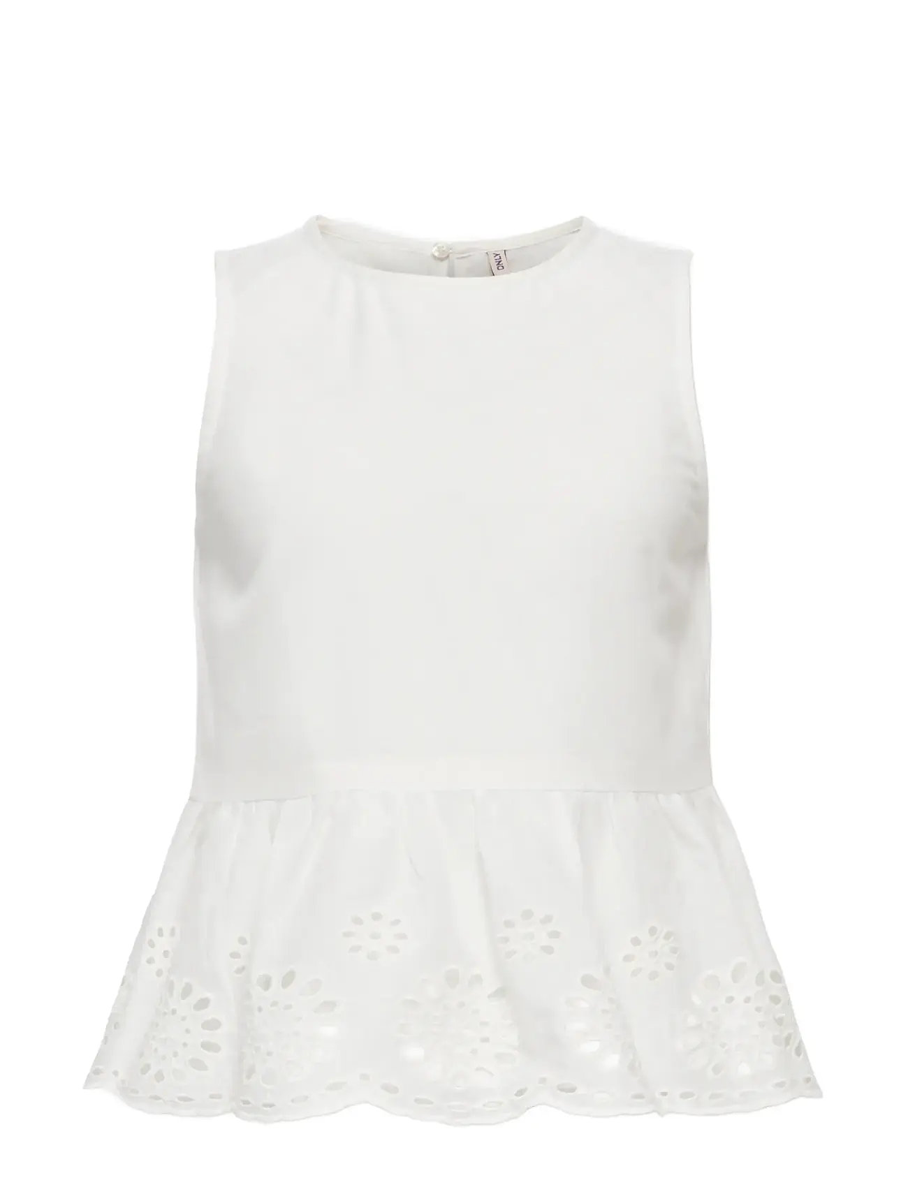 Kinder ONLY Kmgbondi Life Sl Embroidery Oberteil Wvn Weiß - 104 - Kinder