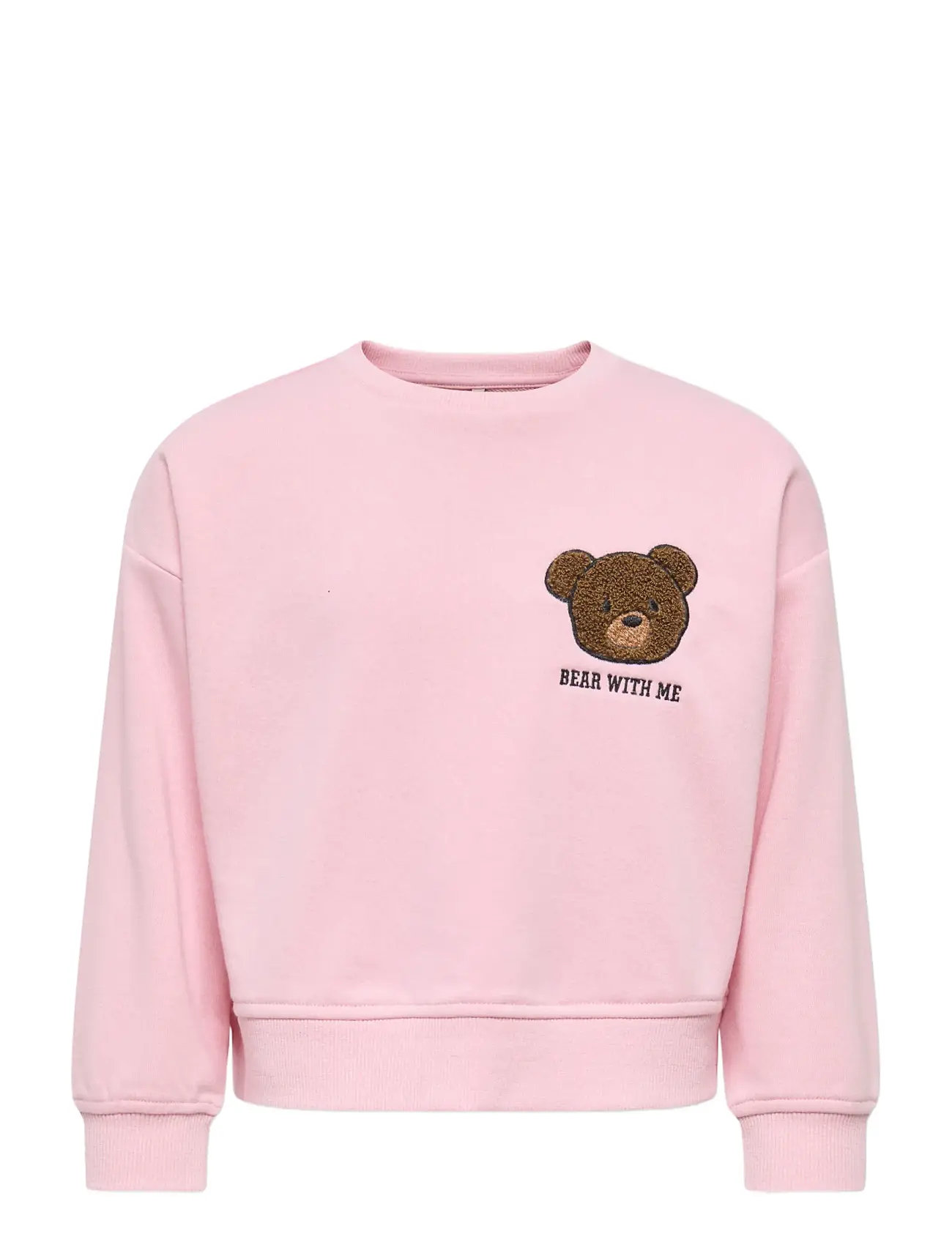 Kinder ONLY Kmgwilma Life Ls Loose O-Neck Ub Swt Pink - 116 - Kinder