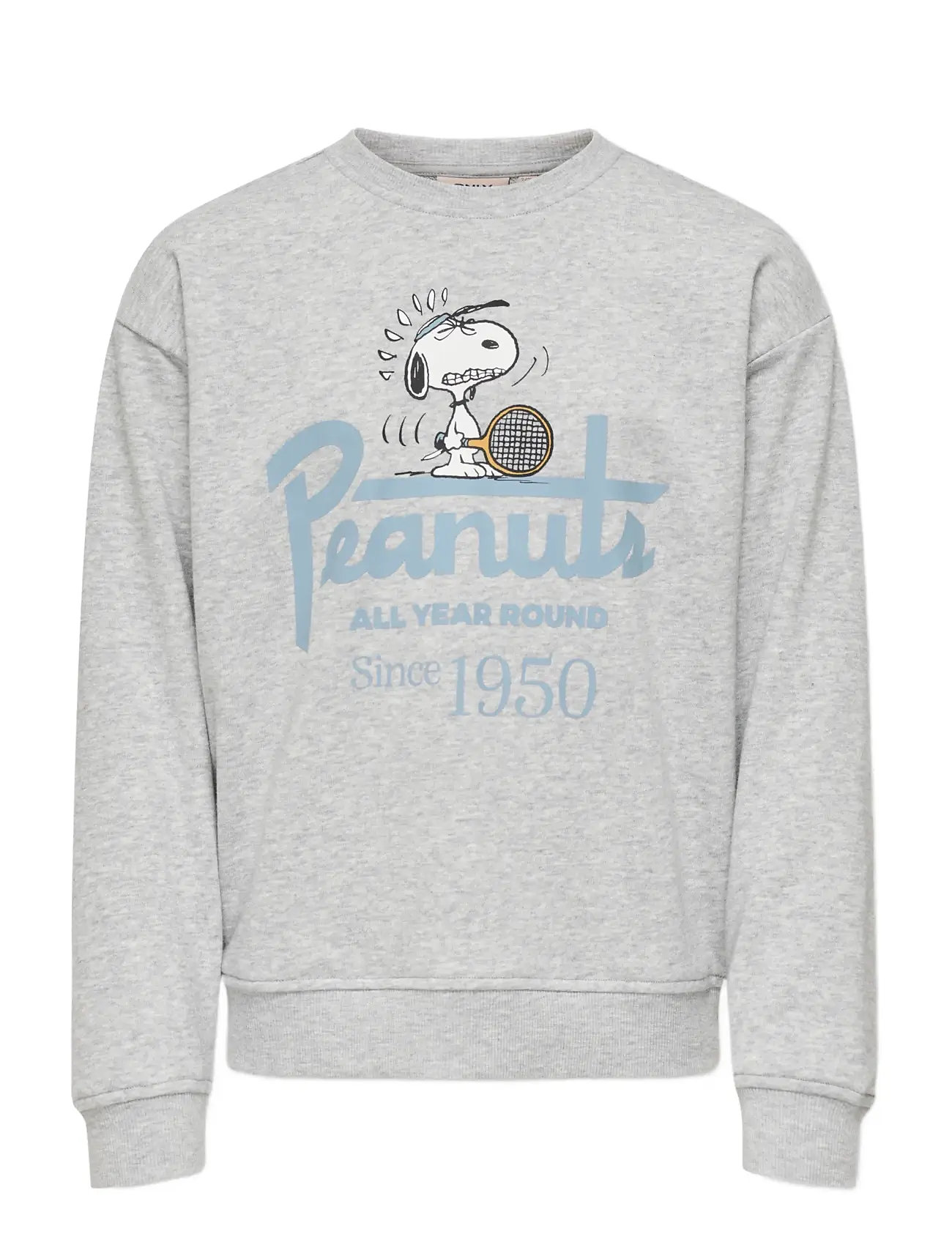 Kinder ONLY Kogracquet Ls Loose O-Neck Ub Swt Grau - 158-164 - Kinder