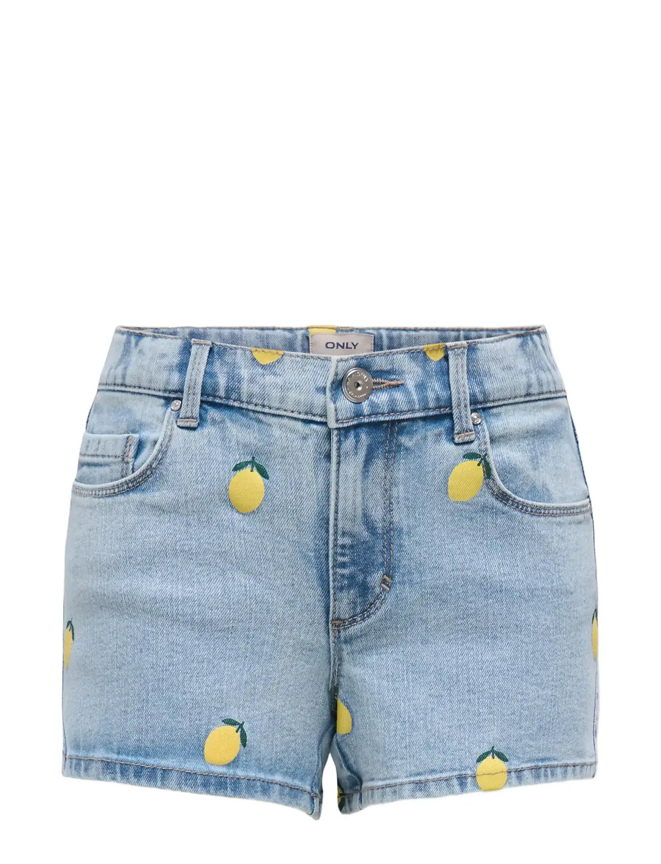 Kinder ONLY Kogblair Print Dnm Shorts Pim Ex Blau - 128 - Kinder
